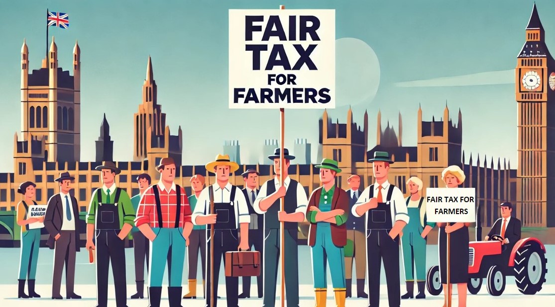 Farmer Protests in London Over Inheritance Tax Law Changes